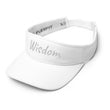 Wisdom In Marble Embroidery On Visor