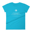 Binary Instructions To Keep Moving The World Forward With Venusian Earth In White on Women's Fashion Fit T-Shirt