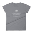 Binary Instructions To Keep Moving The World Forward With Venusian Earth In White on Women's Fashion Fit T-Shirt