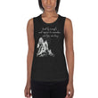 Lead By Example Haiku With Mountain Shrines on Women's Muscle Tank Top