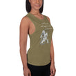 Lead By Example Haiku With Mountain Shrines on Women's Muscle Tank Top