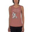 Lead By Example Haiku With Mountain Shrines on Women's Muscle Tank Top