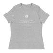 Binary Instructions To Keep Moving The World Forward With Venusian Earth In White on Women's Relaxed Fit T-Shirt