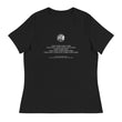 Binary Instructions To Keep Moving The World Forward With Venusian Earth In White on Women's Relaxed Fit T-Shirt