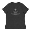 Binary Instructions To Keep Moving The World Forward With Venusian Earth In White on Women's Relaxed Fit T-Shirt