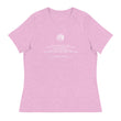 Binary Instructions To Keep Moving The World Forward With Venusian Earth In White on Women's Relaxed Fit T-Shirt