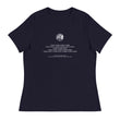 Binary Instructions To Keep Moving The World Forward With Venusian Earth In White on Women's Relaxed Fit T-Shirt