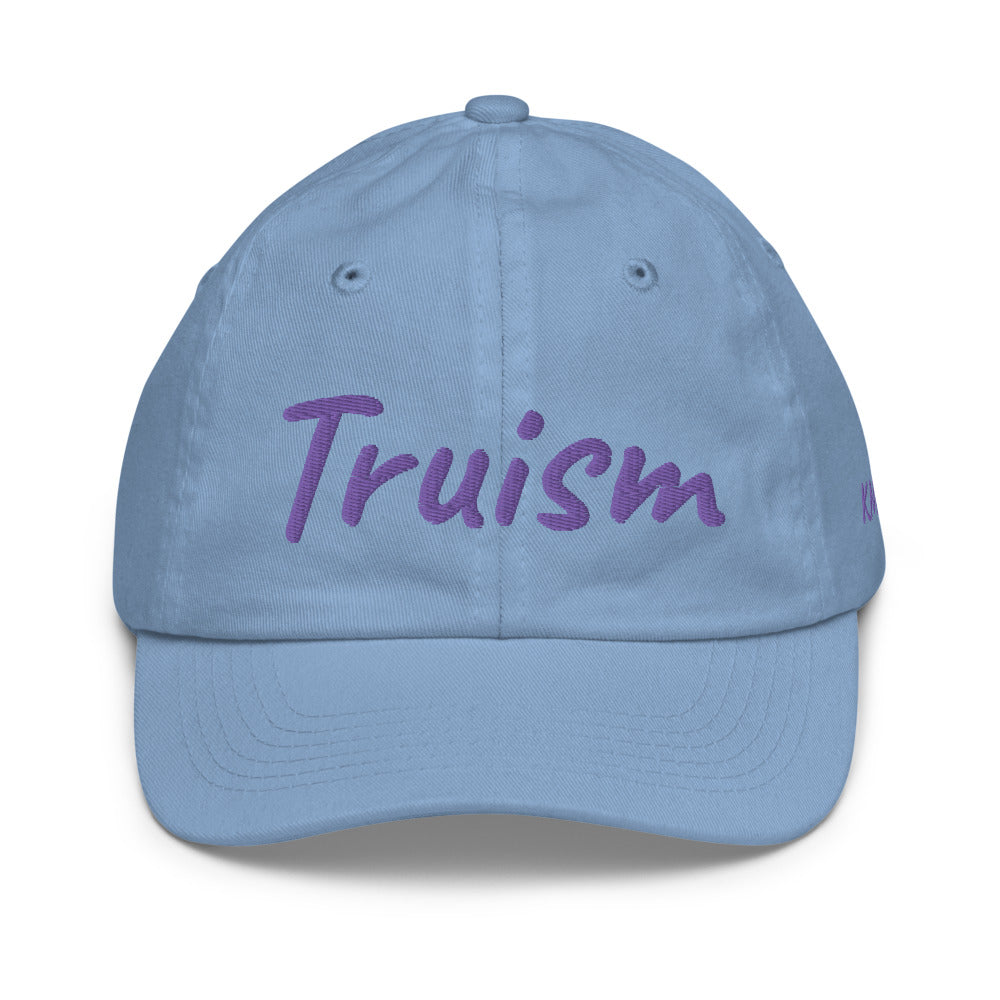 Truism In Amethyst Embroidery on Youth Baseball Cap