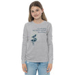Love Gratitude Peace Harmony Haiku With Bamboo on Youth Long Sleeve T-Shirt