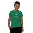 Binary Instructions To Keep Moving The World Forward With Venusian Earth In White on Youth Premium T-Shirt
